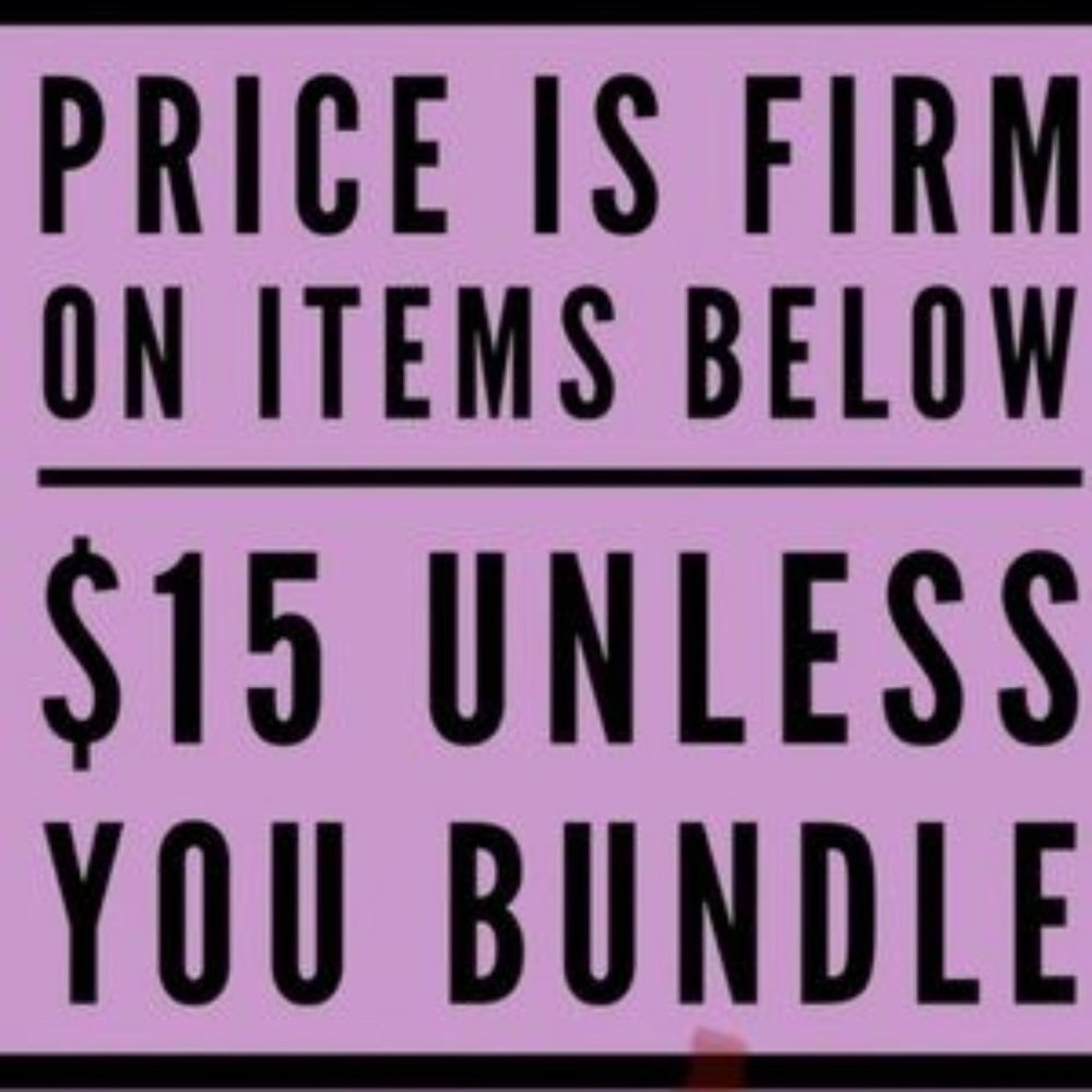 PRICE IS FIRM